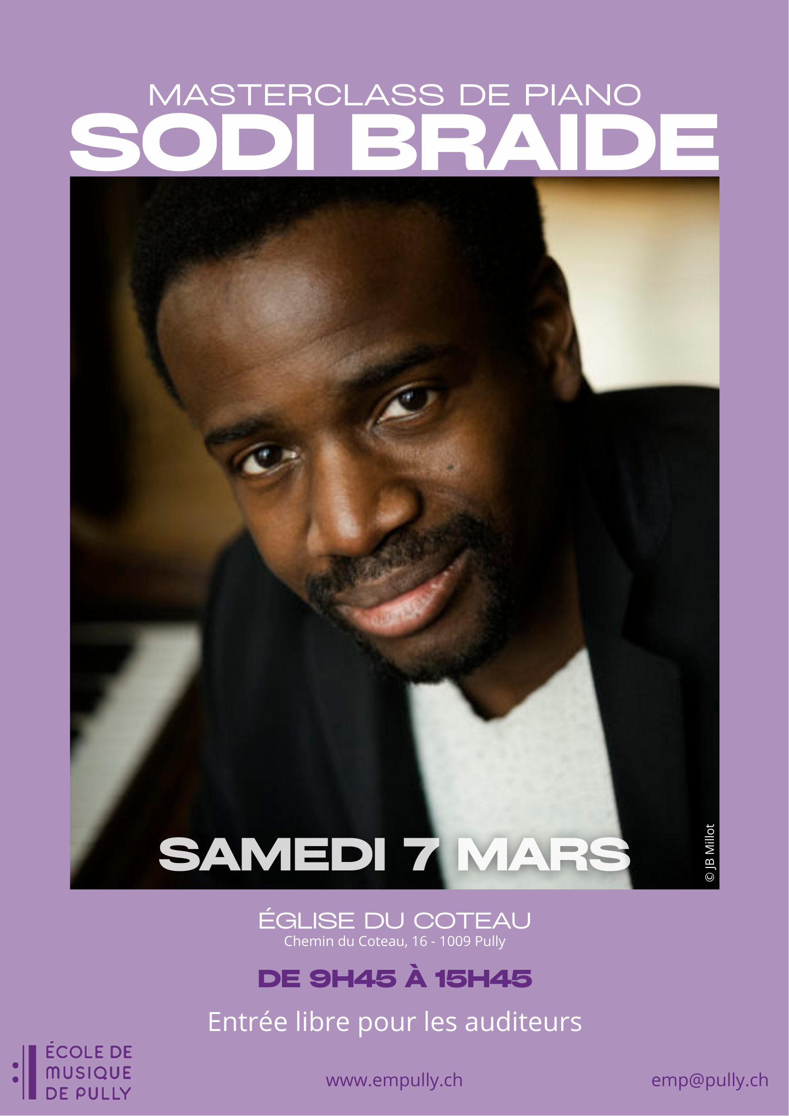 Cours de maître de Sodi Braide